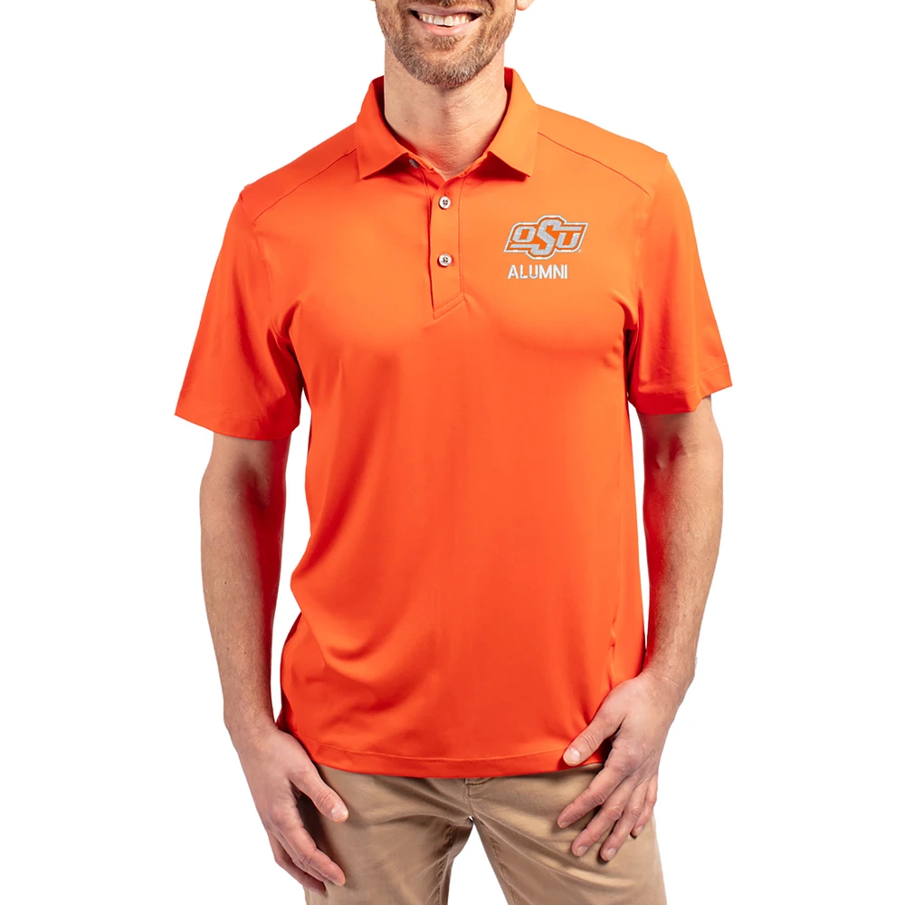 Men's Cutter & Buck Oklahoma State Cowboys Forge Alumni Eco Stretch Recycled Polo