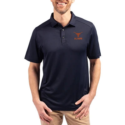 Men's Cutter & Buck Navy Texas Longhorns Forge Alumni Eco Stretch Recycled Polo