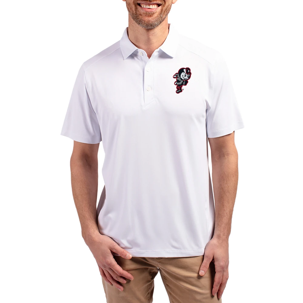 Men's Cutter & Buck Ohio State Buckeyes Forge Vault Eco Stretch Recycled Polo