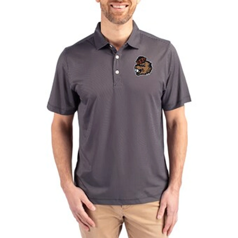 Men's Cutter & Buck Oregon State Beavers Pike Eco Symmetry Print Stretch Polo