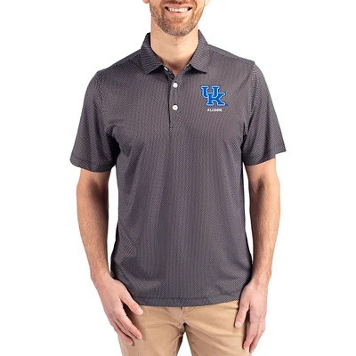 Men's Cutter & Buck Kentucky Wildcats Alumni Pike Eco Symmetry Print Stretch Recycled Polo