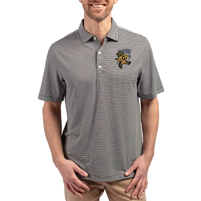 Men's Cutter & Buck Grambling Tigers Forge Eco Double Stripe Stretch Recycled Polo