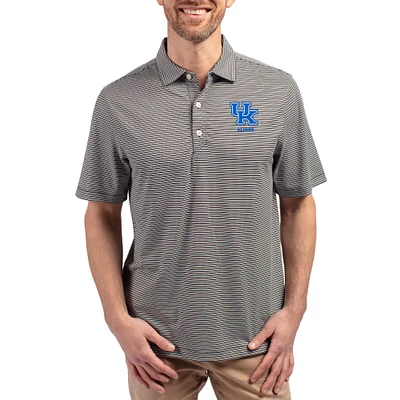 Men's Cutter & Buck Kentucky Wildcats Forge Eco Double Stripe Stretch Recycled Polo