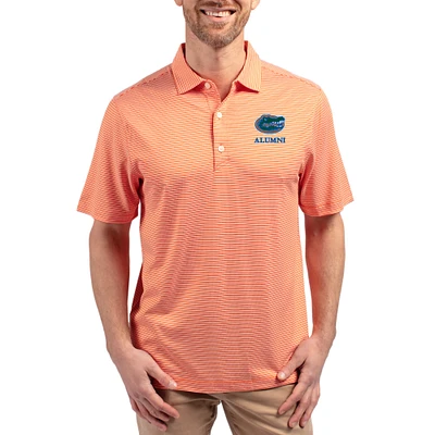 Men's Cutter & Buck Florida Gators Forge Eco Double Stripe Stretch Recycled Polo