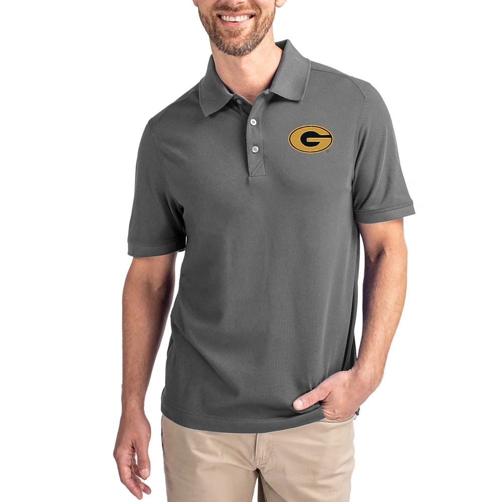 Men's Cutter & Buck Grambling Tigers Advantage Eco Pique Tri-Blend Polo