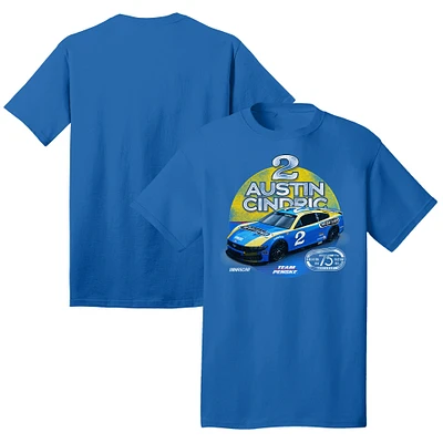 Men's Team Penske Royal Austin Cindric Freightliner Car T-Shirt