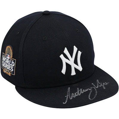 Anthony Volpe New York Yankees Autographed Game-Used Navy New Era Cap vs. Los Angeles Dodgers on October 30, 2024 - World Series Game 5