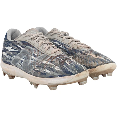 Austin Wells New York Yankees Autographed Game-Used Navy New Balance Cleats vs. Los Angeles Dodgers on October 28, 2024 - World Series Game 3