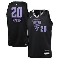 Youth Nike Kate Martin Eclipse Black Golden State Valkyries Explorer Edition Player Jersey