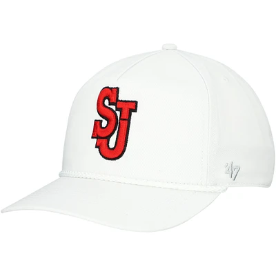 Men's '47 White St. John's Red Storm Logo Rope Hitch Adjustable Hat