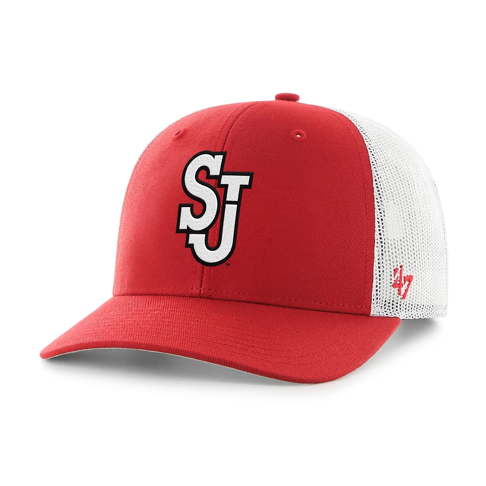 Men's '47 Red St. John's Red Storm Adjustable Trucker Hat