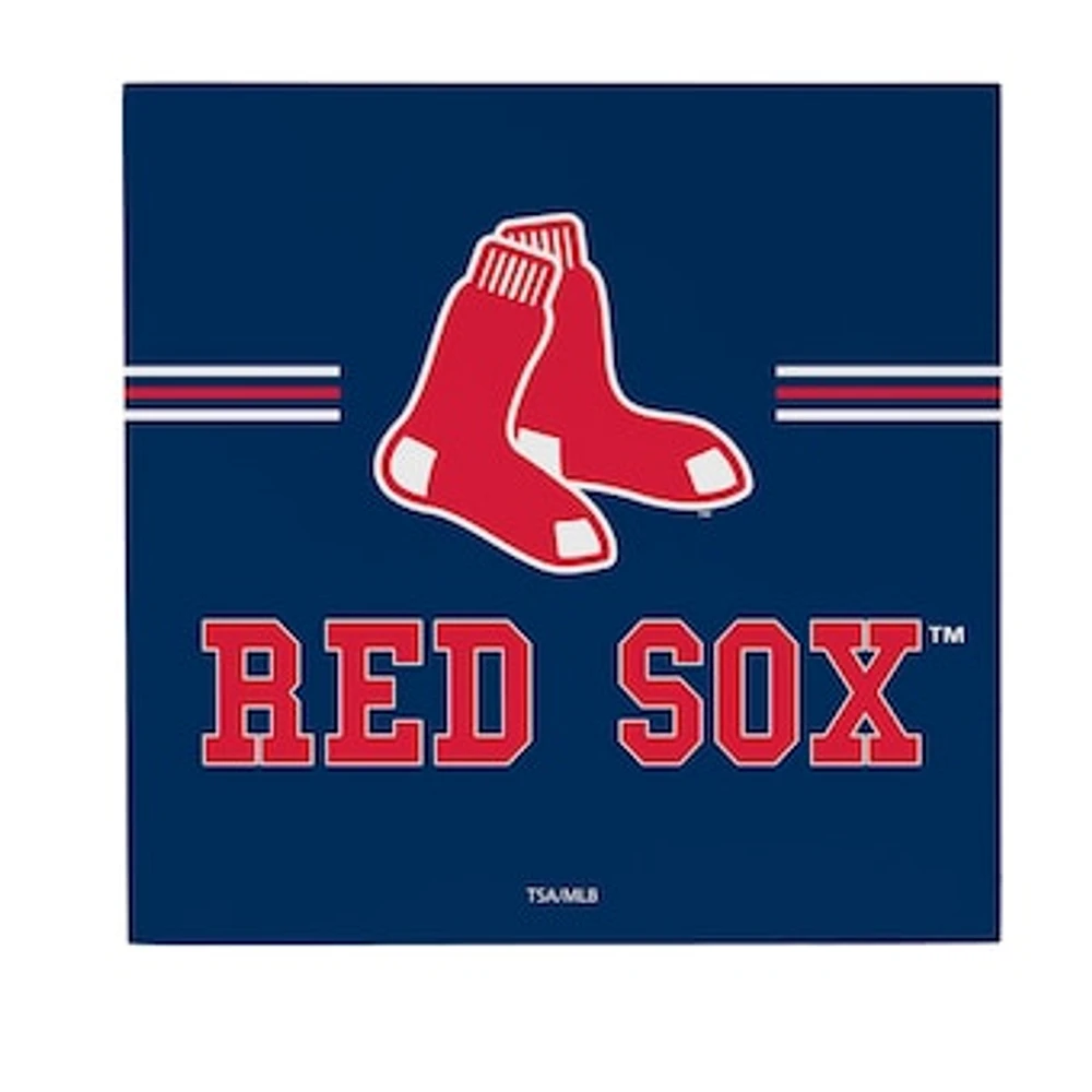 Boston Red Sox 12" x 12" Wood Wall Sign