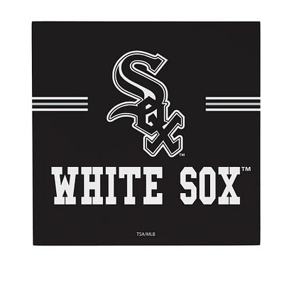 Chicago White Sox 12" x 12" Wood Wall Sign