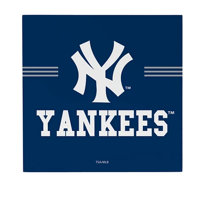 New York Yankees 12" x 12" Wood Wall Sign