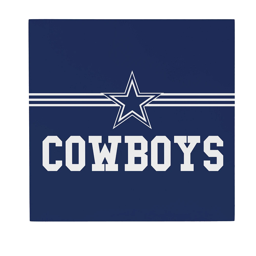 Dallas Cowboys 12" x 12" Wood Wall Sign