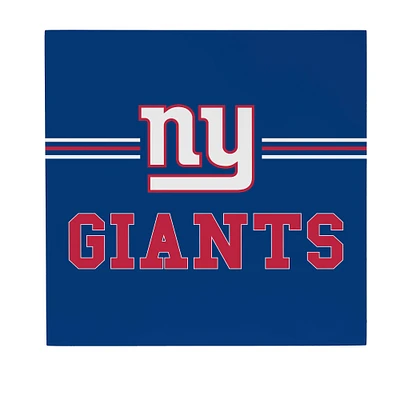 New York Giants 12" x 12" Wood Wall Sign