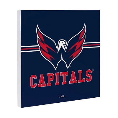 Washington Capitals 12" x 12" Wood Wall Sign