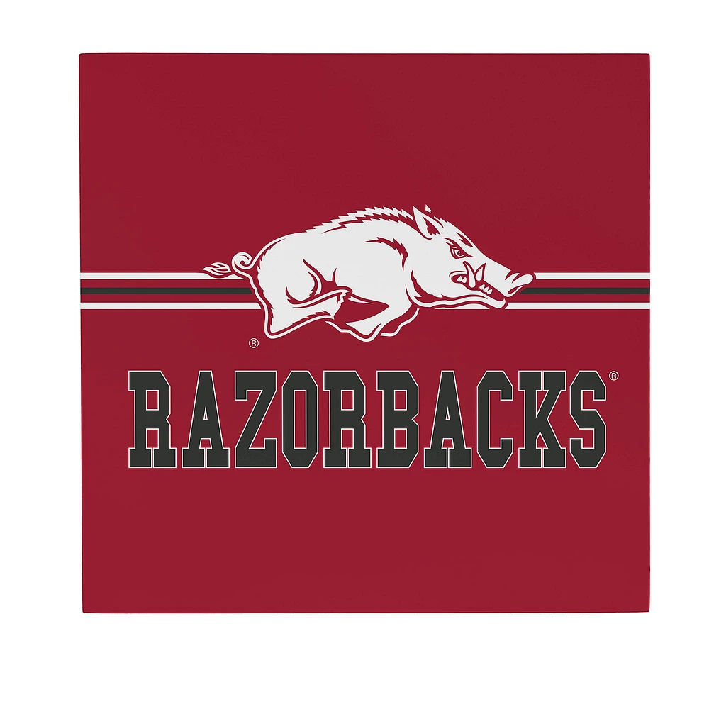 Arkansas Razorbacks 12" x 12" Wood Wall Sign