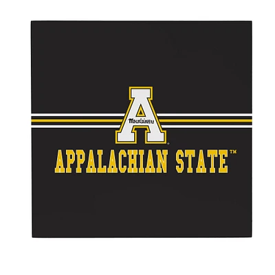 Appalachian State Mountaineers 12" x 12" Wood Wall Sign