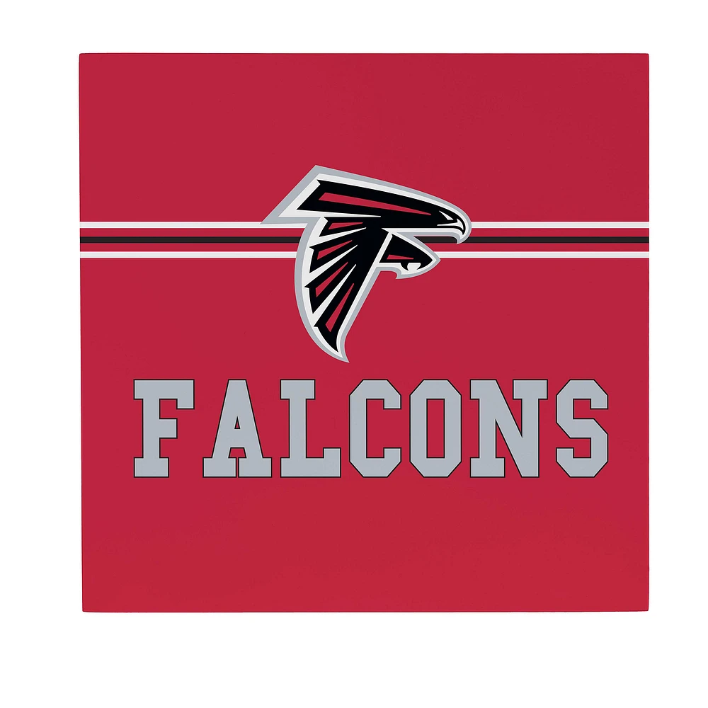 Atlanta Falcons 12" x 12" Wood Wall Sign