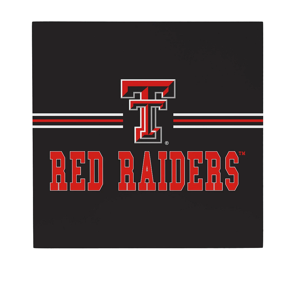 Texas Tech Red Raiders 12" x 12" Wood Wall Sign