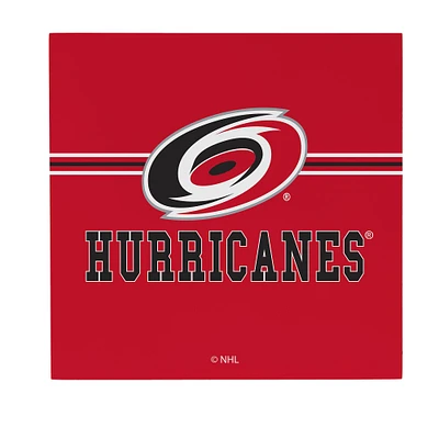 Carolina Hurricanes 12" x 12" Wood Wall Sign