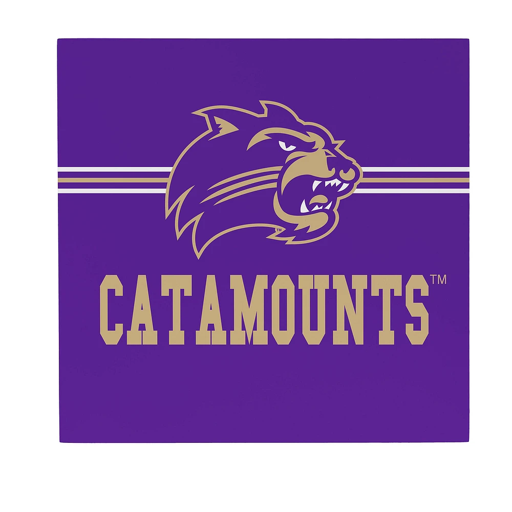 Western Carolina Catamounts 12" x 12" Wood Wall Sign