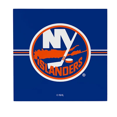 New York Islanders 12" x 12" Wood Wall Sign