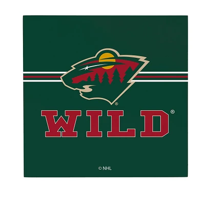 Minnesota Wild 12" x 12" Wood Wall Sign