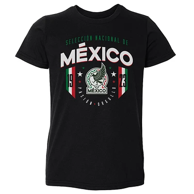 Toddler 500 Level Black Mexico National Team 1923 T-Shirt