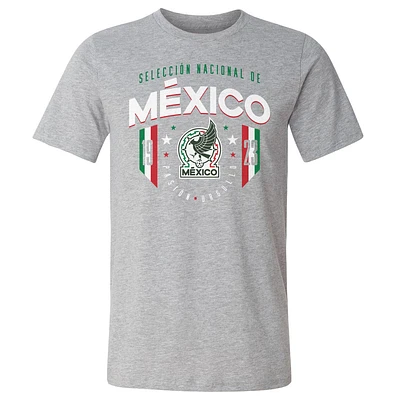 Men's 500 Level Heather Gray Mexico National Team 1923 T-Shirt