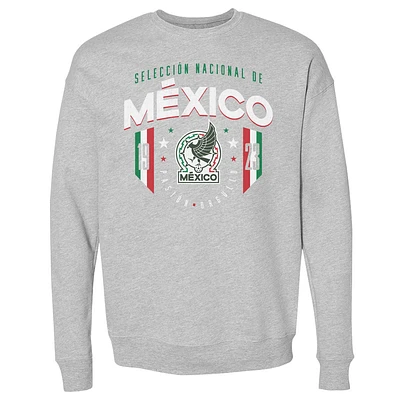 Men's 500 Level Heather Gray Mexico National Team 1923 Pullover Sweatshirt