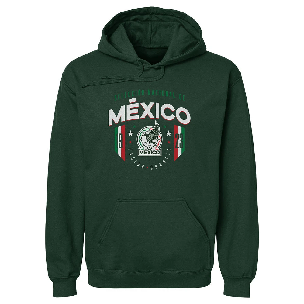 Men's 500 Level Forest Green Mexico National Team 1923 Pullover Hoodie