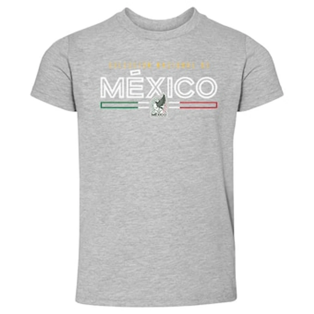 Toddler 500 Level Heather Gray Mexico National Team Inline T-Shirt