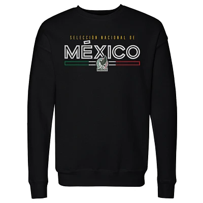 Men's 500 Level Black Mexico National Team Inline Pullover Sweatshirt