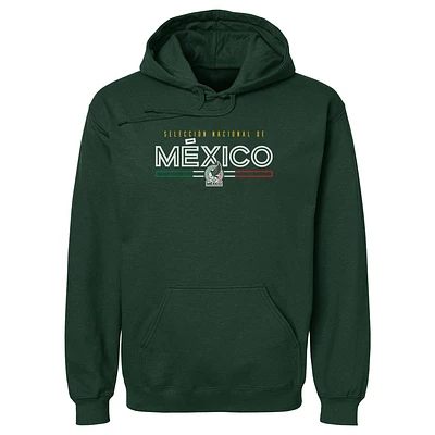 Men's 500 Level Forest Green Mexico National Team Inline Pullover Hoodie