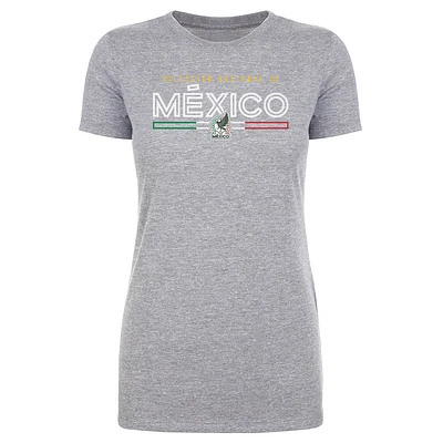 Women's 500 Level Heather Gray Mexico National Team Inline T-Shirt
