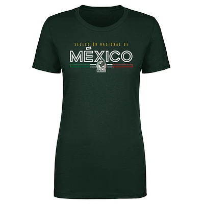 Women's 500 Level Forest Green Mexico National Team Inline T-Shirt