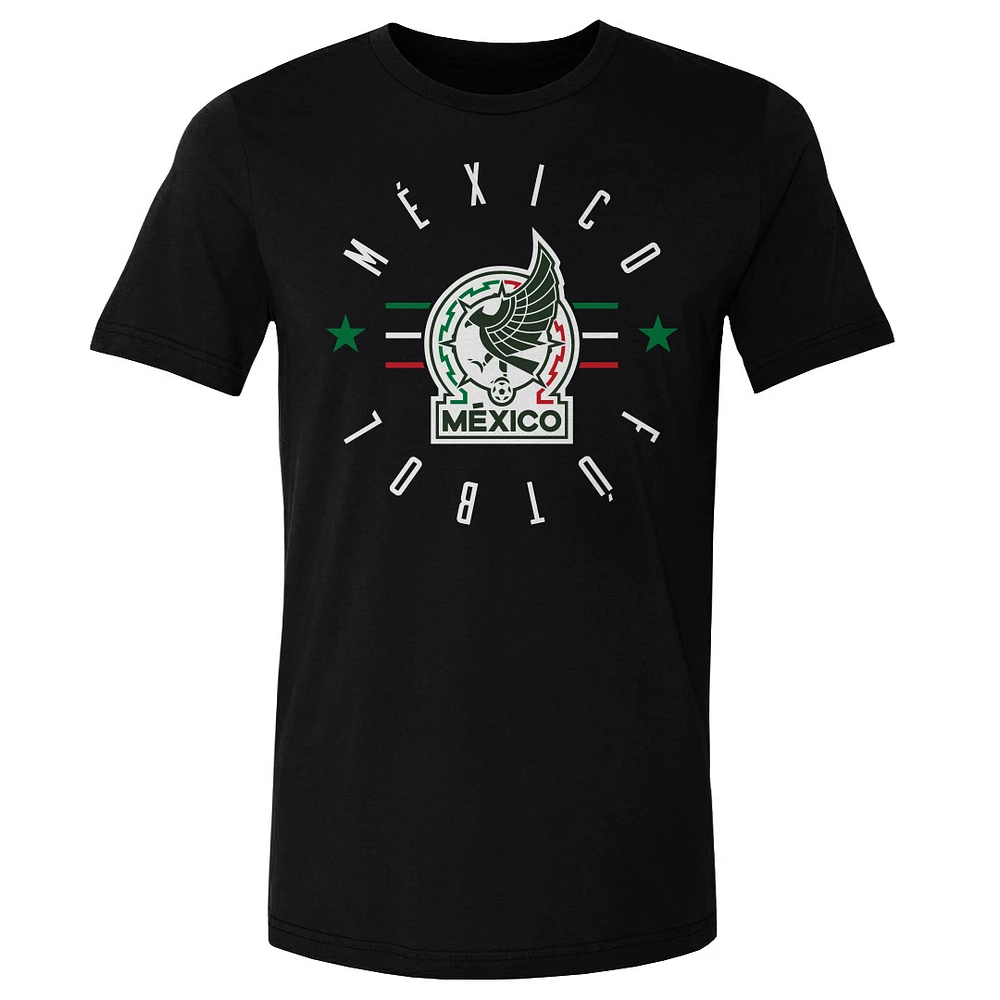 Men's 500 Level Black Mexico National Team Futbol T-Shirt