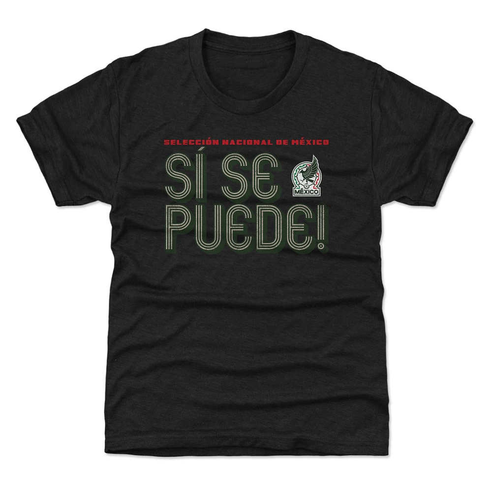 Youth 500 Level Mexico National Team Si Se Puede Inline Bold T-Shirt
