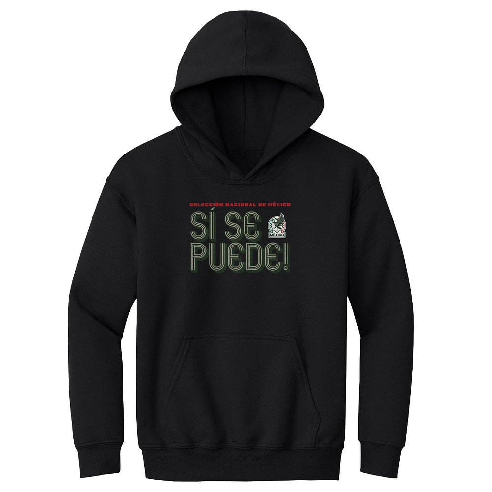 Youth 500 Level Mexico National Team Si Se Puede Inline Bold Pullover Hoodie