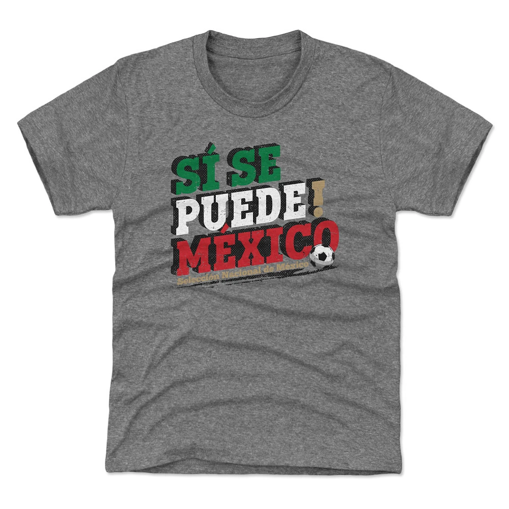 Youth 500 Level Gray Mexico National Team Si Se Puede T-Shirt