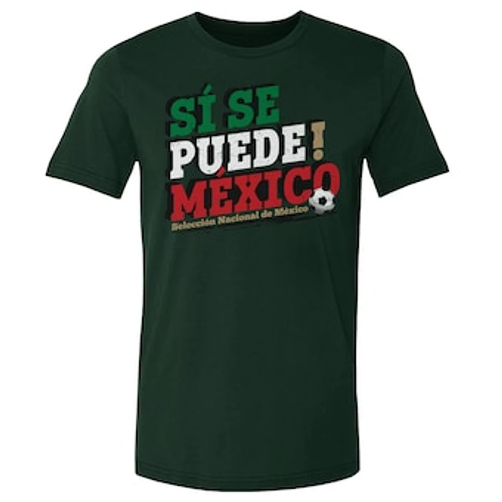 Men's 500 Level Forest Green Mexico National Team Si Se Puede T-Shirt