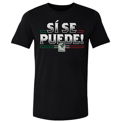Men's 500 Level Black Mexico National Team Si Se Puede T-Shirt
