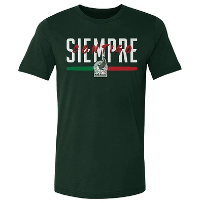 Men's 500 Level Forest Green Mexico National Team Siempre Contigo Cotton T-Shirt
