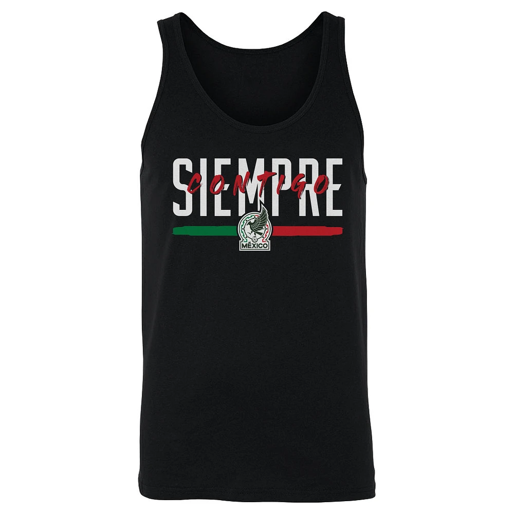 Men's 500 Level Black Mexico National Team Siempre Contigo Tank Top