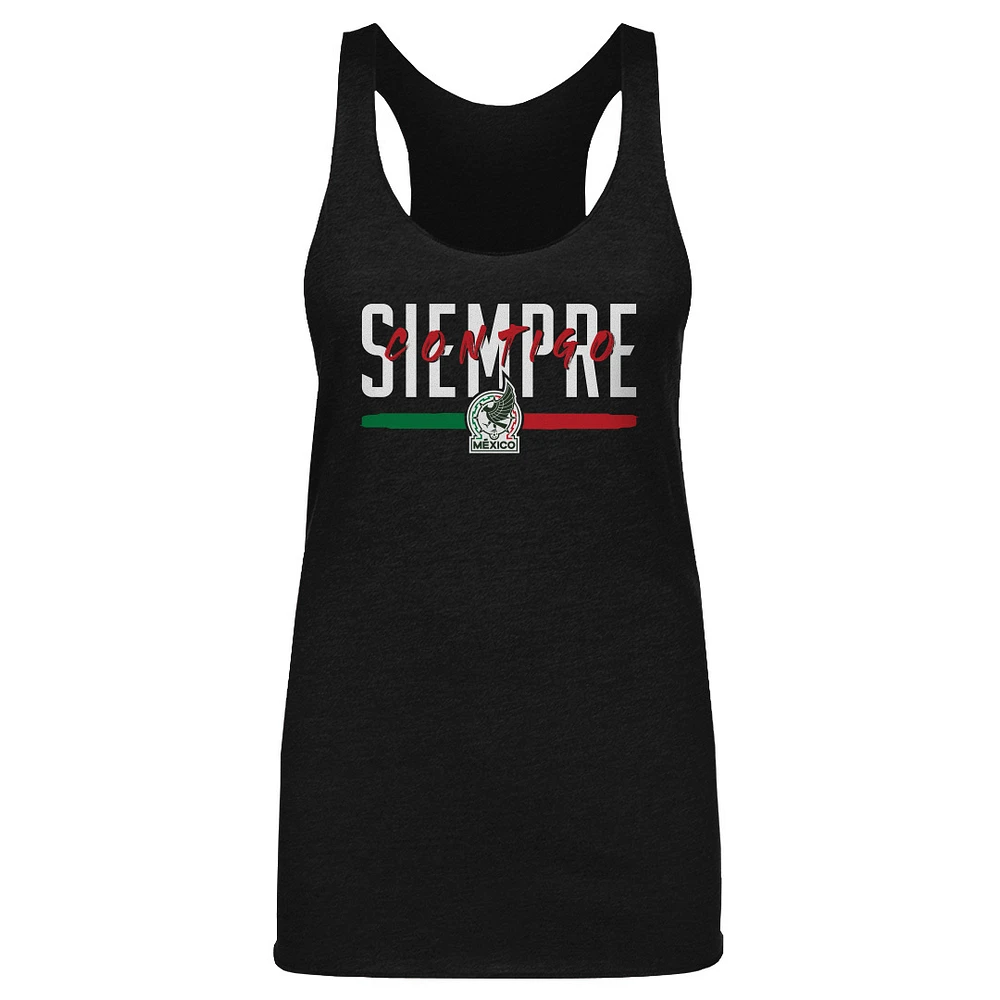 Women's 500 Level Mexico National Team Siempre Contigo Tri-Blend Tank Top