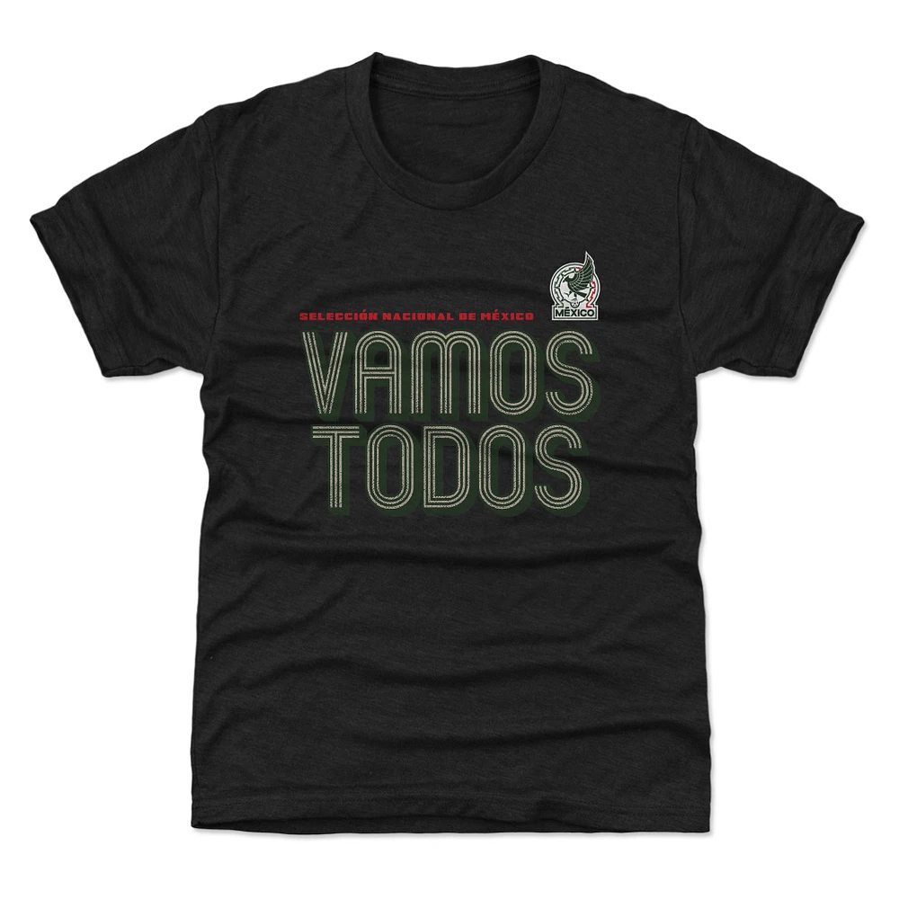 Youth 500 Level Mexico National Team Vamos Todos Inline Bold T-Shirt