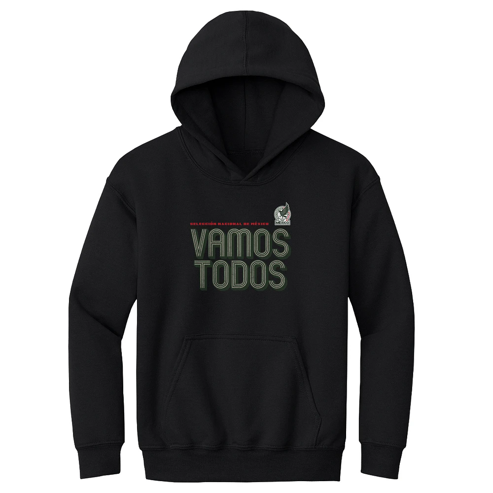 Youth 500 Level Mexico National Team Vamos Todos Inline Bold Pullover Hoodie