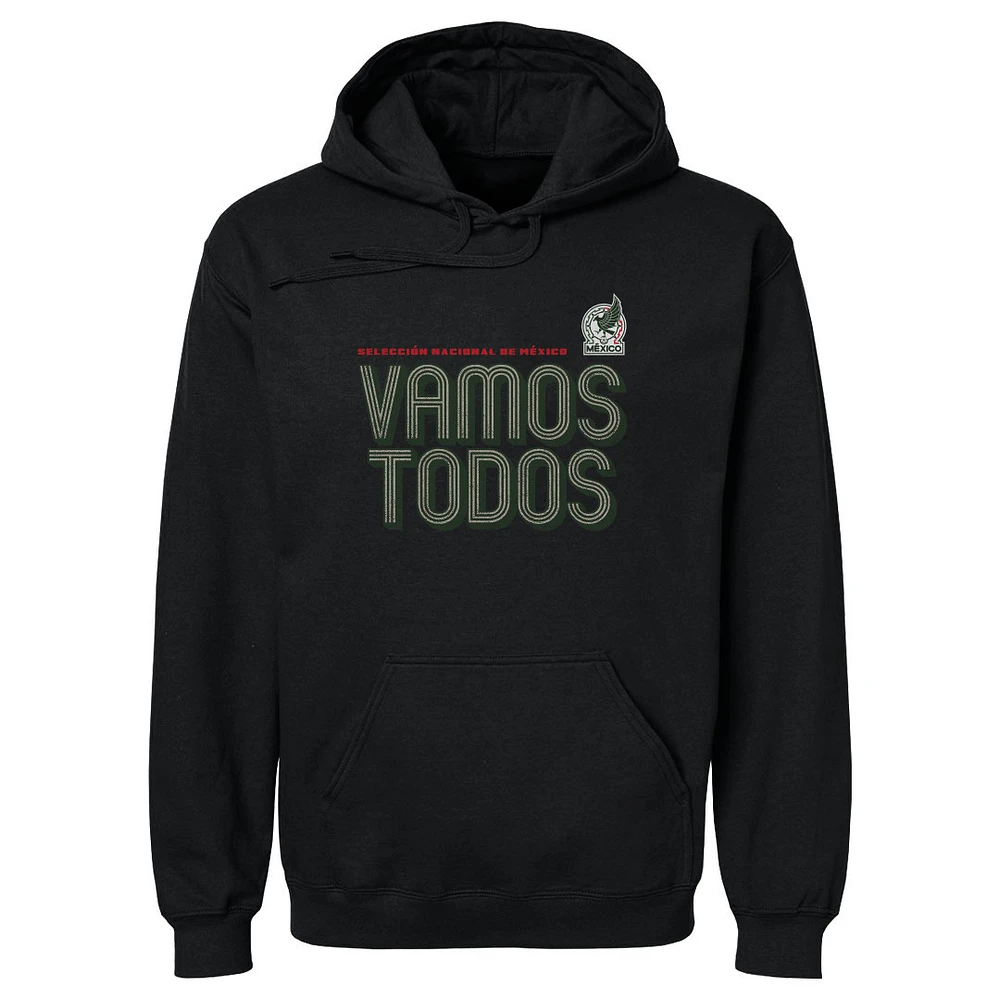 Men's 500 Level Mexico National Team Vamos Todos Inline Bold Pullover Hoodie
